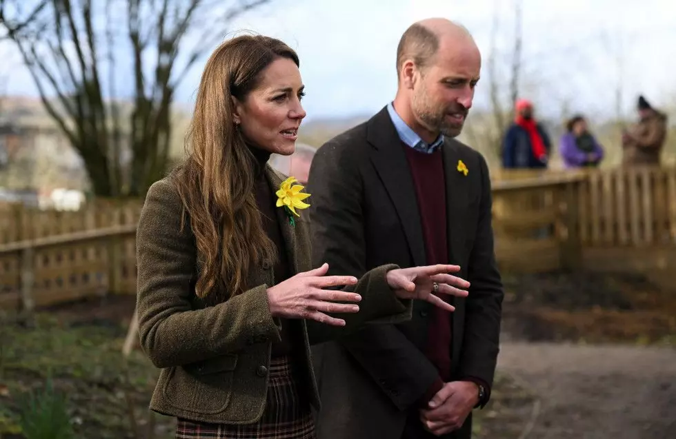 Prince and Princess of Wales throw party for staff and builders